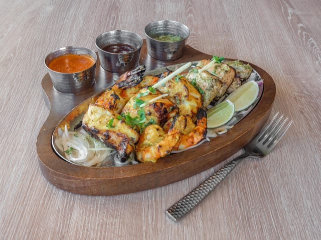 Grilled Seafood Platter.