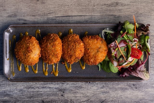 Corn Malai Tikki.