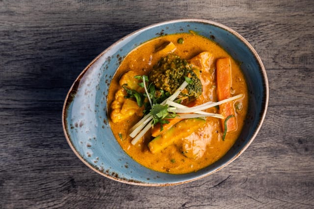 Mixed Vegetable Curry.