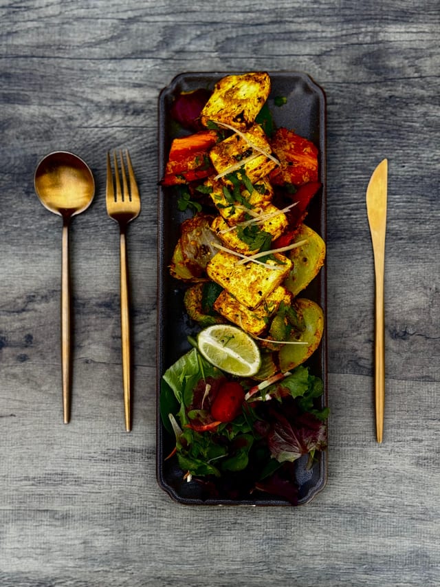 Tandoori Paneer Tikka.