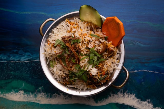 Goat Biryani.