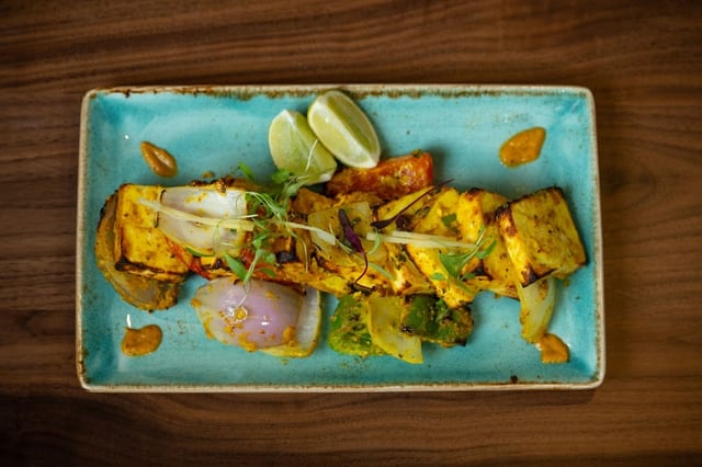 Paneer Shashlik.