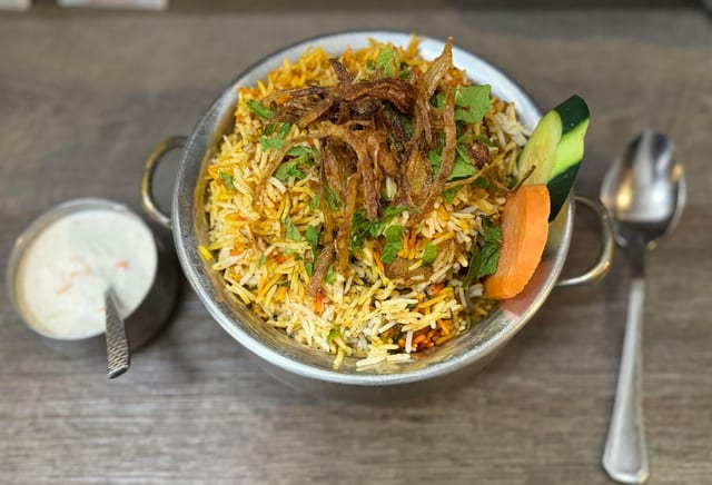 Lamb Biryani.