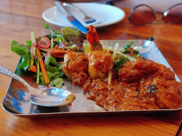 Garlic Pepper Prawn.