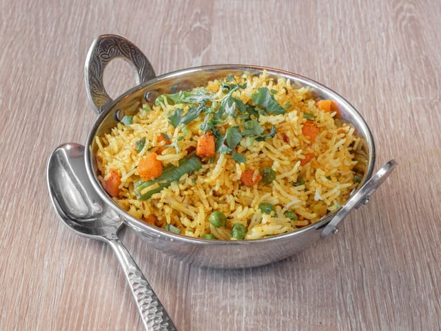 Mix Veg Pulao.