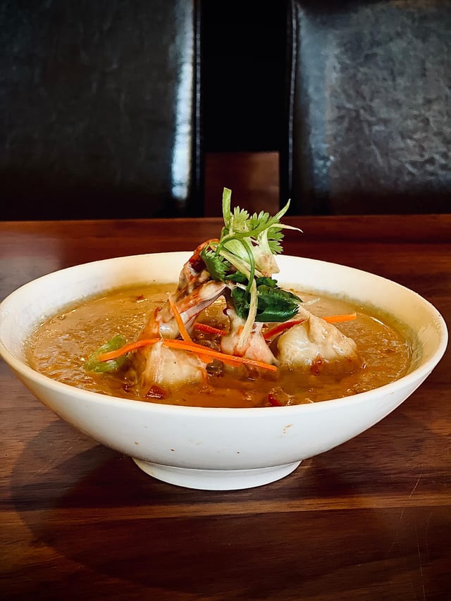 Lemon Grass Prawn Curry.